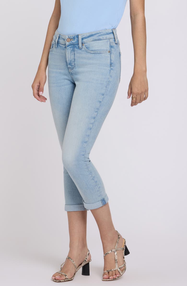 NYDJ Chloe Cuff Capri Jeans, Alternate, color, Keys View