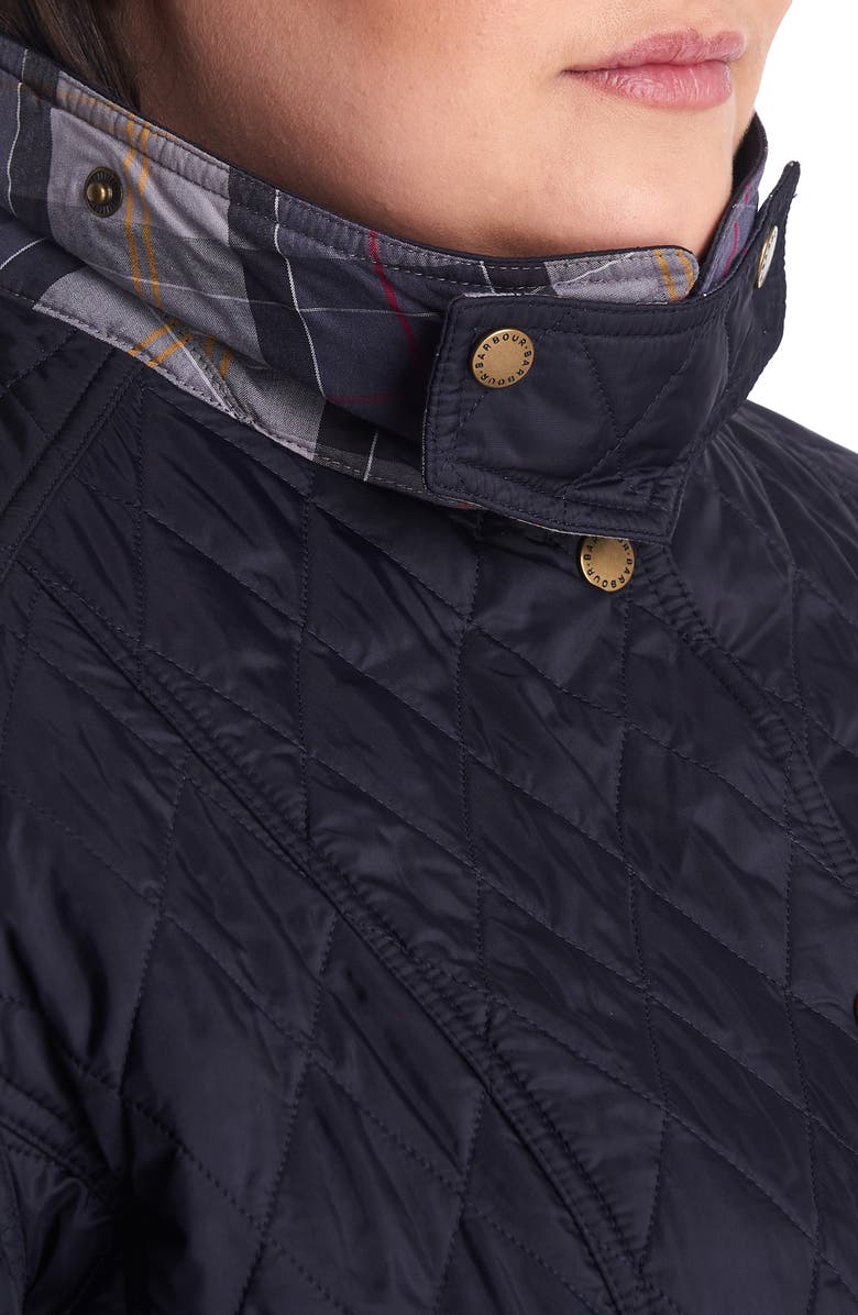 Barbour Beadnell Summer Quilted Jacket, Alternate, color, Navy
