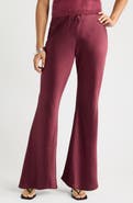 Open Edit Bias Satin Low Rise Flare Pants