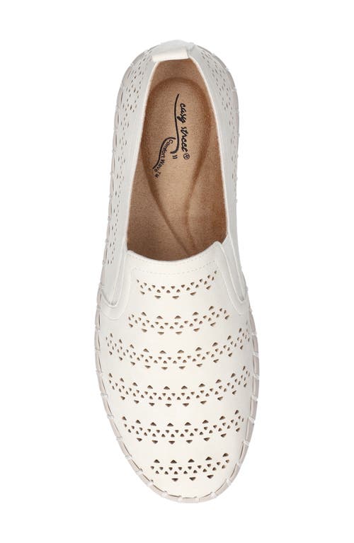 Shop Easy Street Peppy Slip-on Platform Sneaker In White