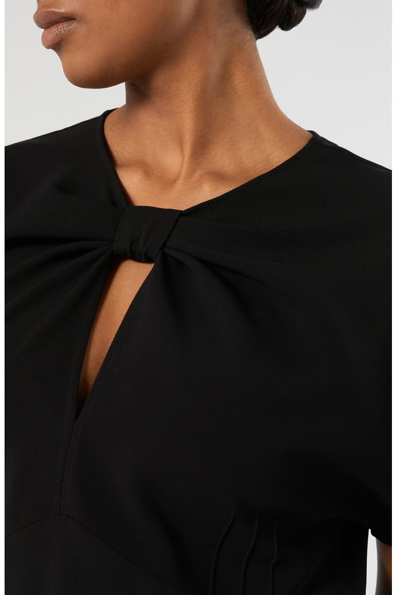 Giro Knot Dress, Alternate, color, BLACK