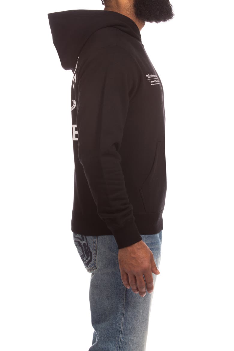 Members Graphic Hoodie, Alternate, color, BLACK