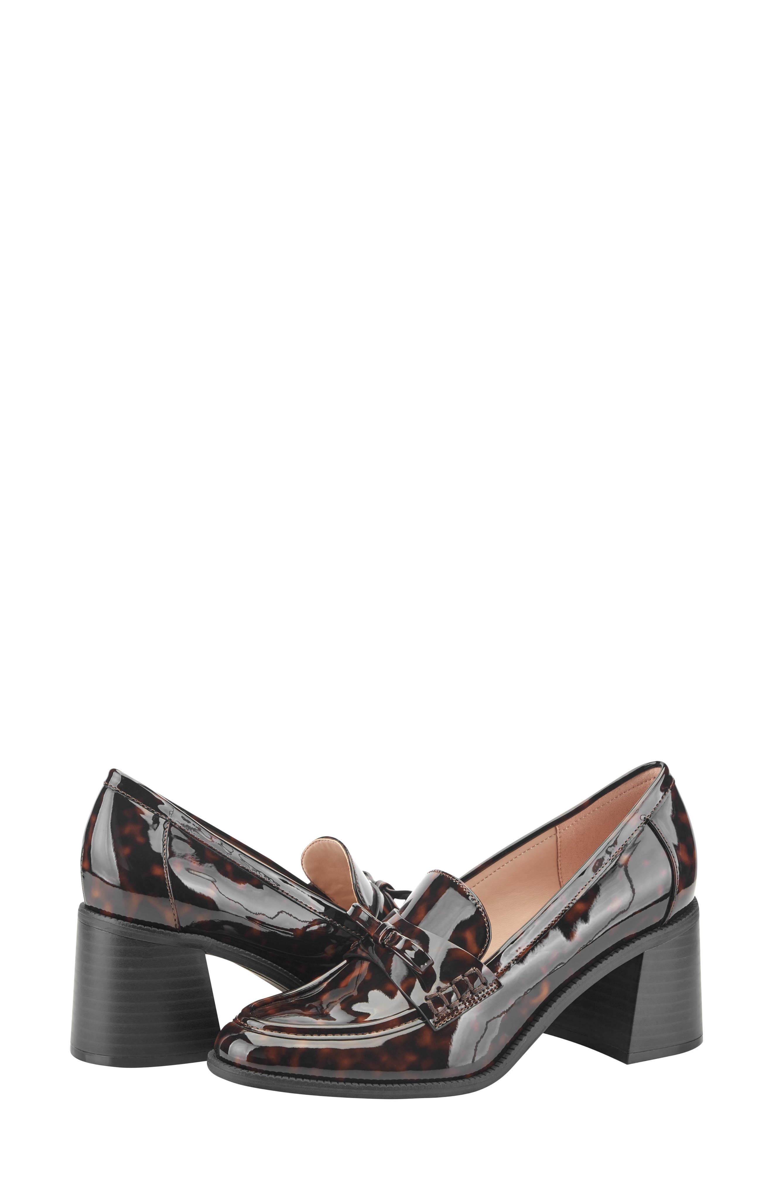 Kaynei Faux Leather Pump, Alternate, color, NATURAL TORTOISE PATENT