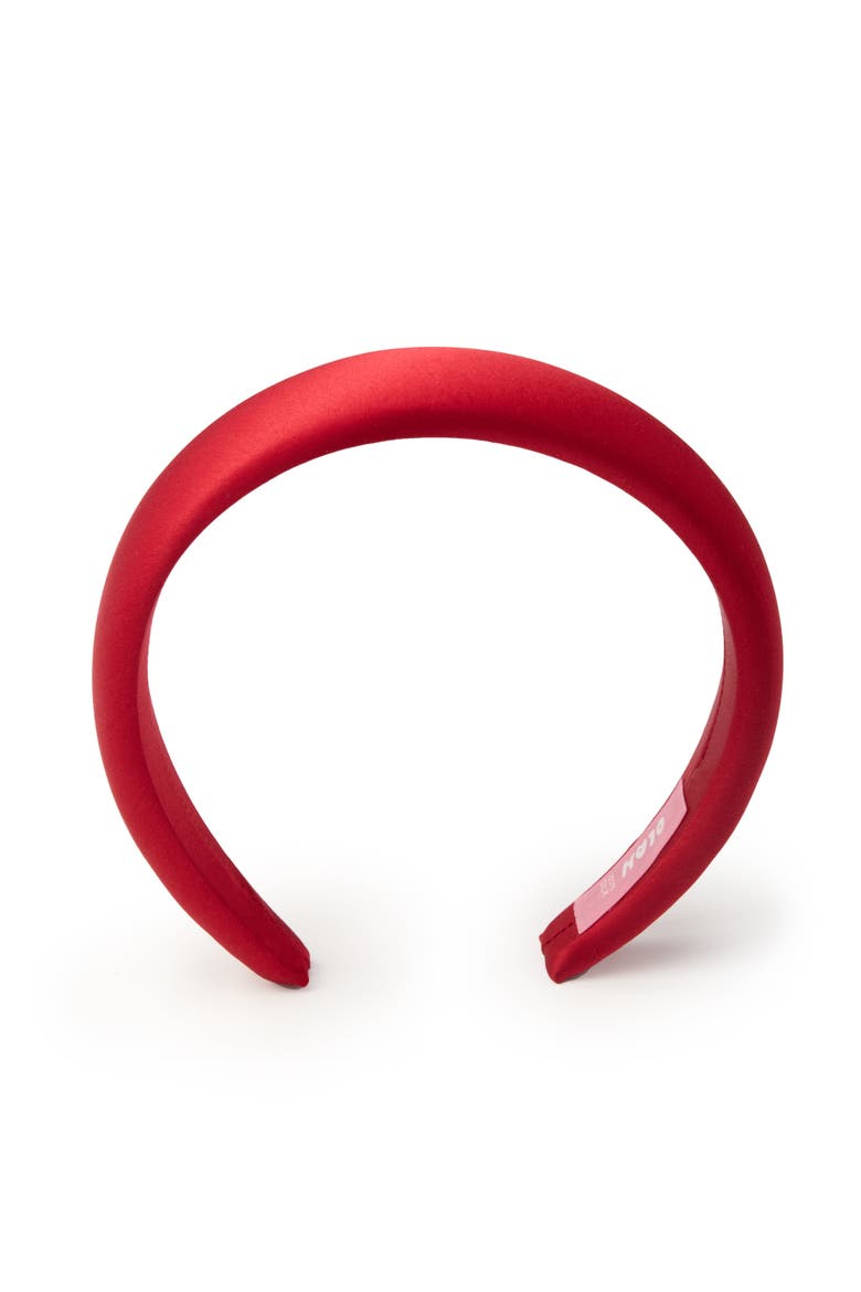 The Essential Silk Headband, Alternate, color, Red