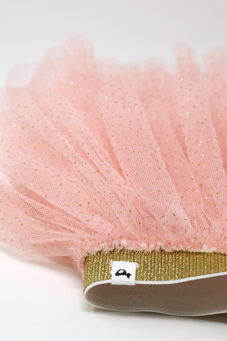Gold Band Layered Frill Tutu Skirt, Alternate, color, Pale Pink/Gold