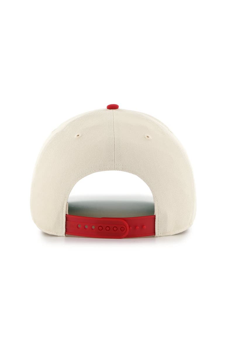 '47 Men's '47  Cream Kansas City Chiefs Pomona Rope Adjustable Hitch Hat, Alternate, color, Cream