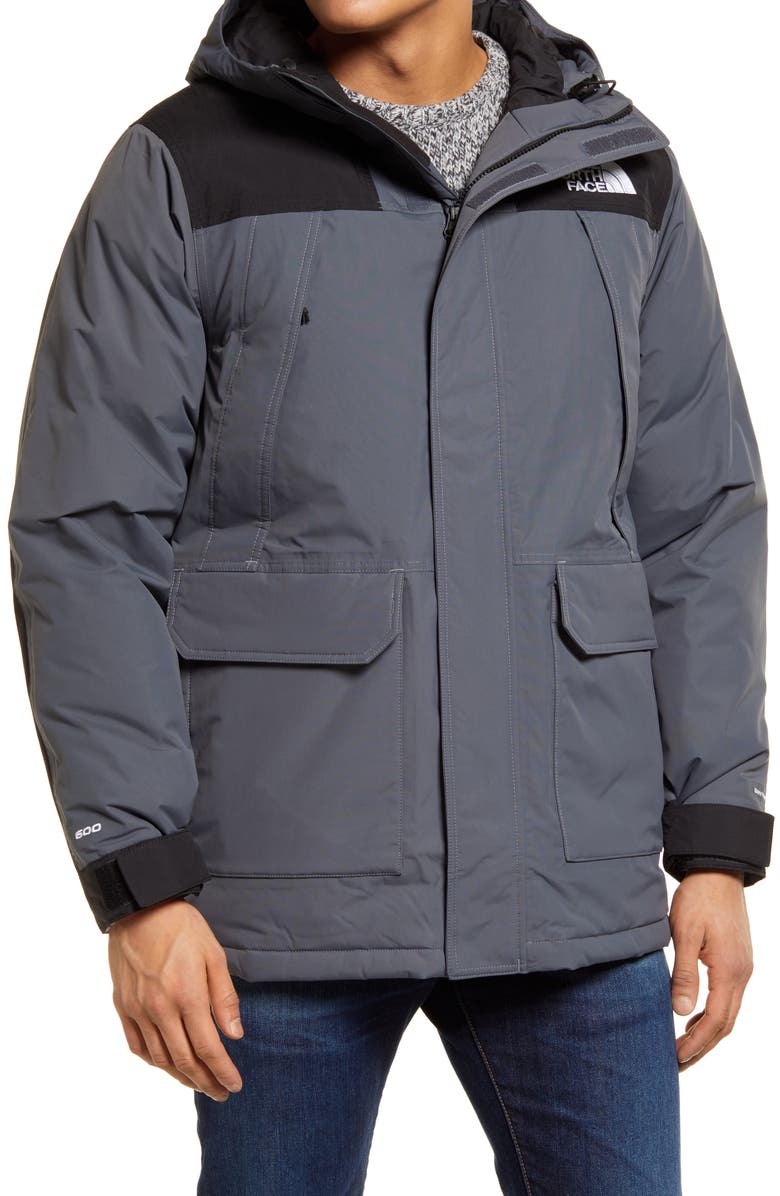 The North Face 'Mcmurdo Parka II' Waterproof Goose Down Coat with Faux Fur Trim, Alternate, color,