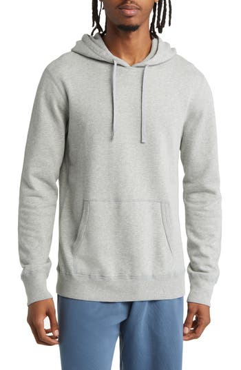 Reigning Champ Classic Fit Handcrafted Midweight Terry Hoodie In Gray