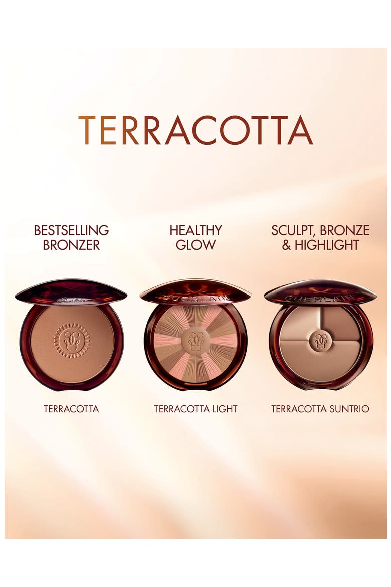 Terracotta Sun Trio Bronzing Powder Compact, Alternate, color, LIGHT