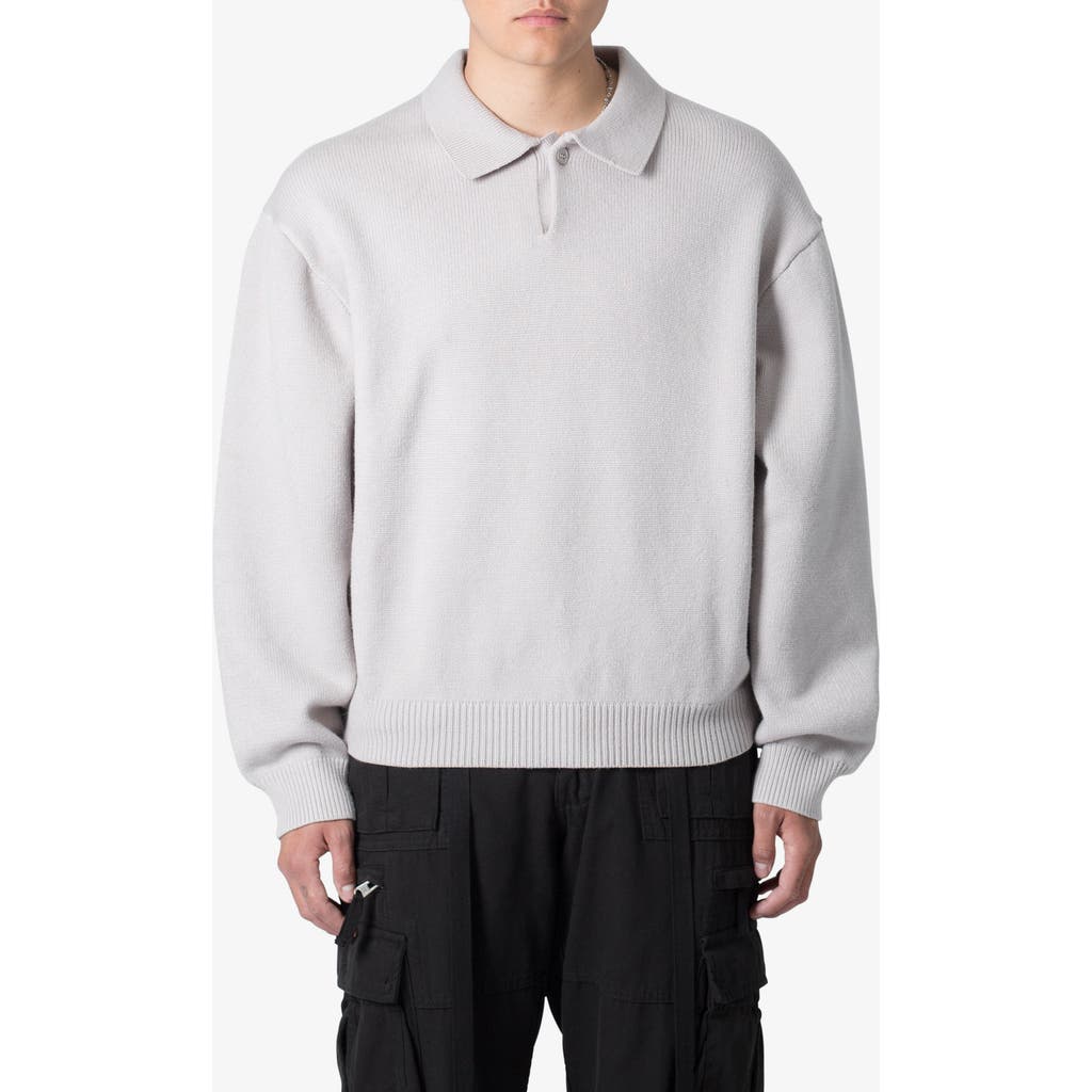Mnml Polo Sweater In Gray