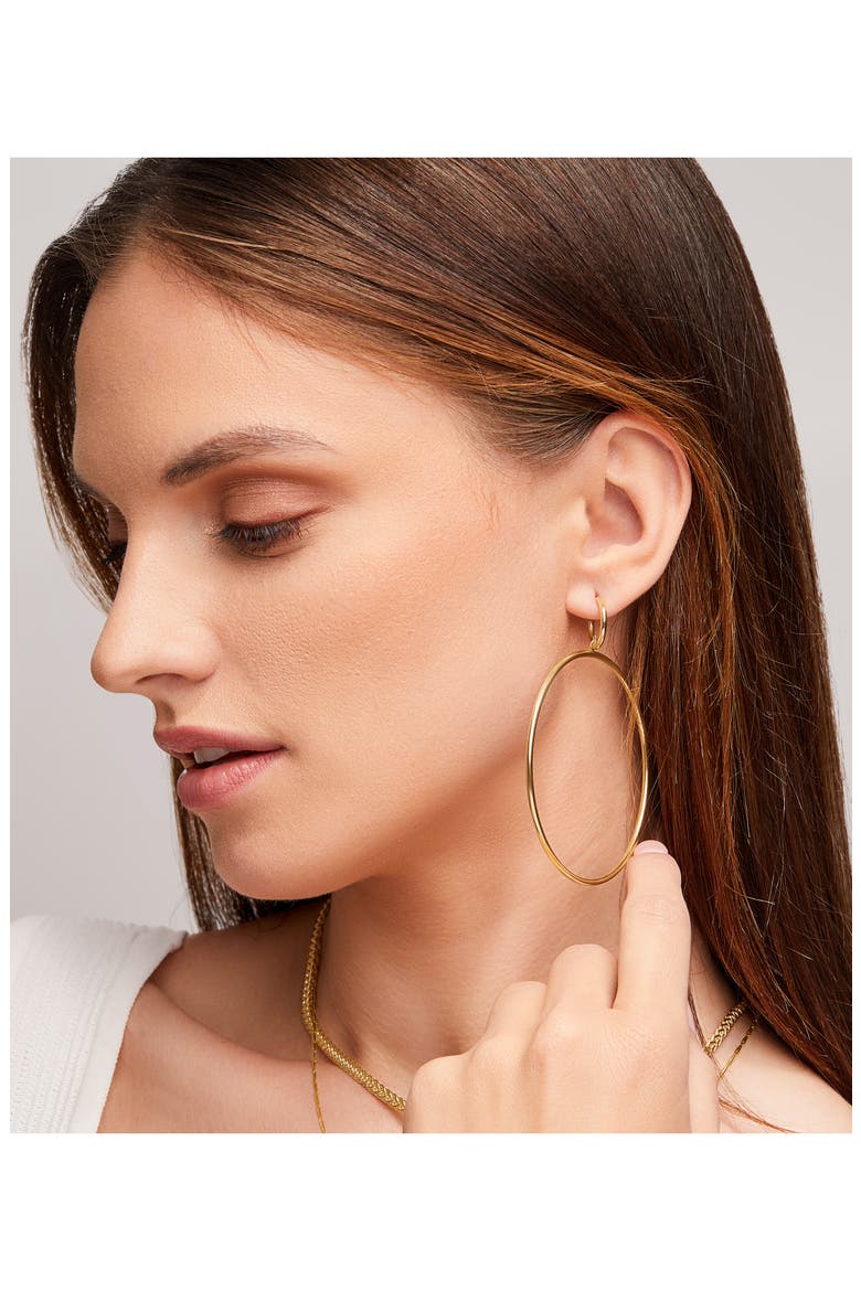 14K Gold Statement Drop Earrings (Nordstrom Exclusive), Alternate, color, 14K YELLOW GOLD