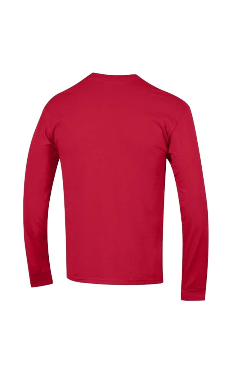 Champion Men's Champion Red New England Patriots Arch Over Logo Long Sleeve T-Shirt, Alternate, color, Red