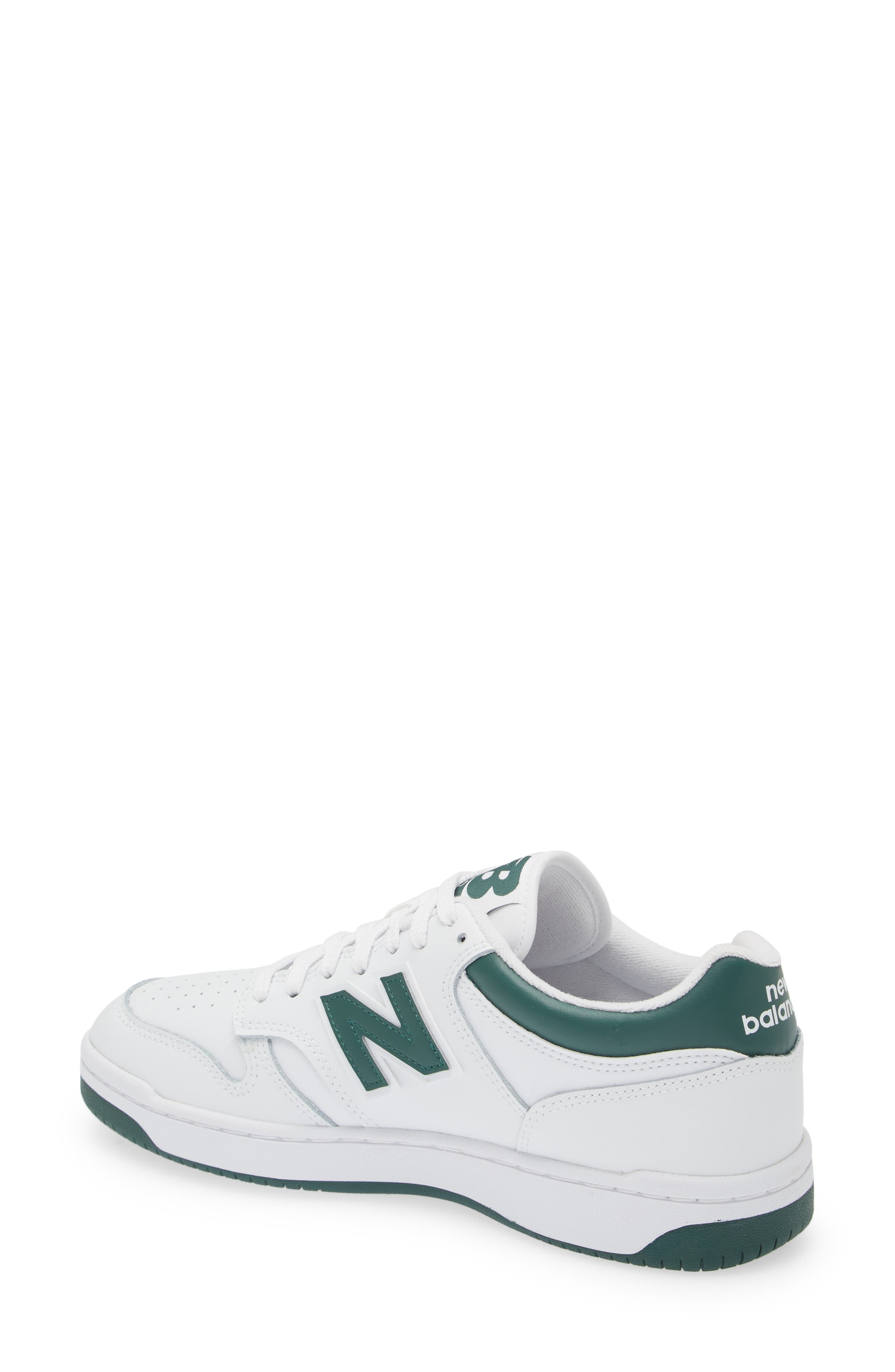 480 Basketball Sneaker, Alternate, color, WHITE/ NIGHT WATCH GREEN