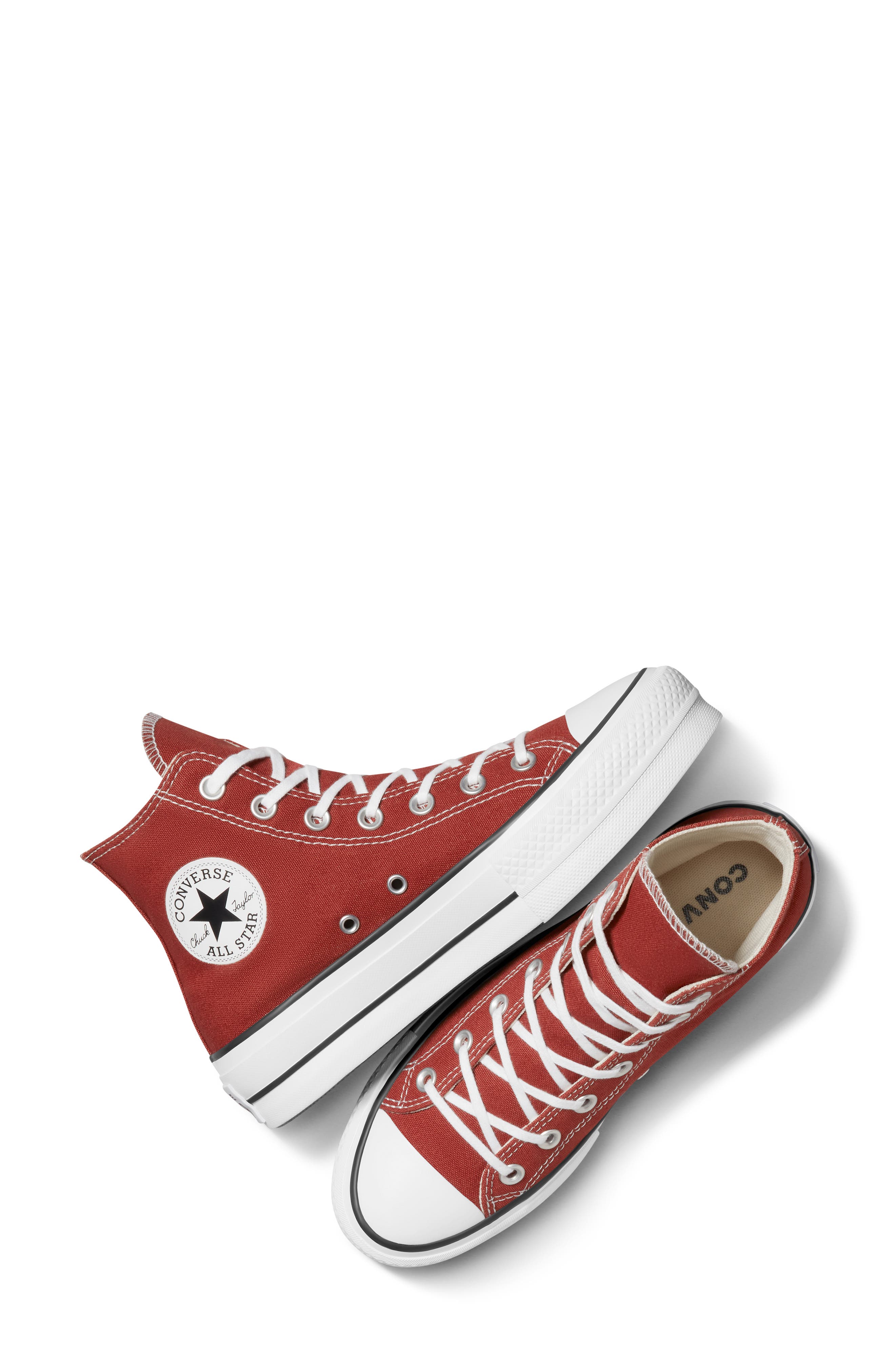 Converse Chuck Taylor<sup>®</sup> All Star<sup>®</sup> Lift High Top Platform Sneaker, Alternate, color, 