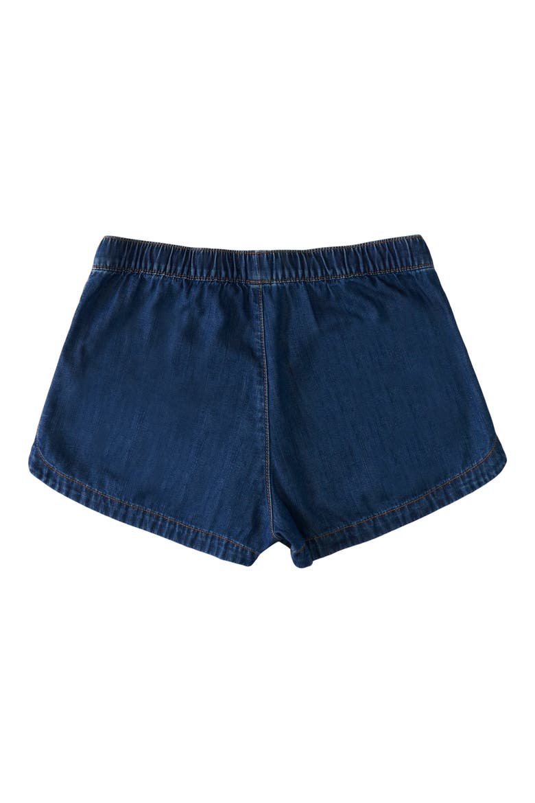 New Impossible Drawstring Cotton Denim Shorts, Alternate, color, MEDIUM BLUE