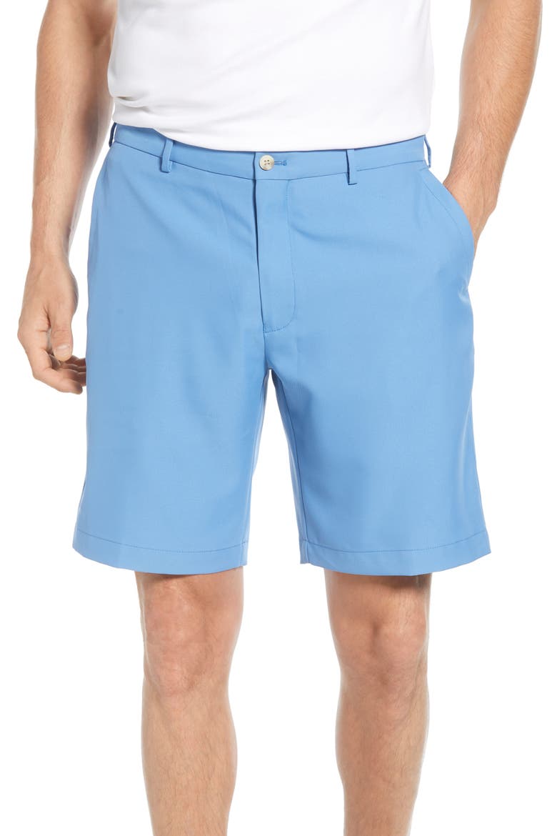 Salem 9-Inch High Drape Performance Shorts, Main, color, LAKE BLUE