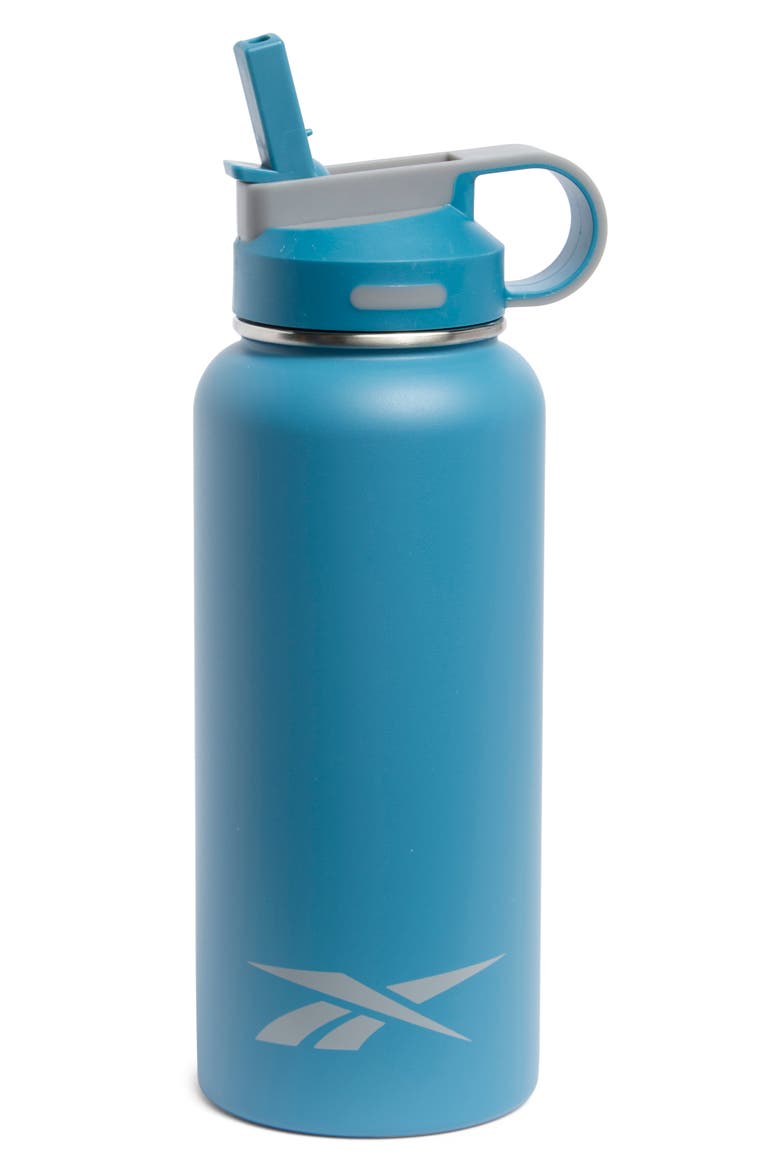 Reebok Athletic 32-Ounce Straw Water Bottle, Main, color, BLUE