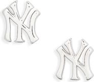 Luv AJ New York Yankees Logo Stud Earrings