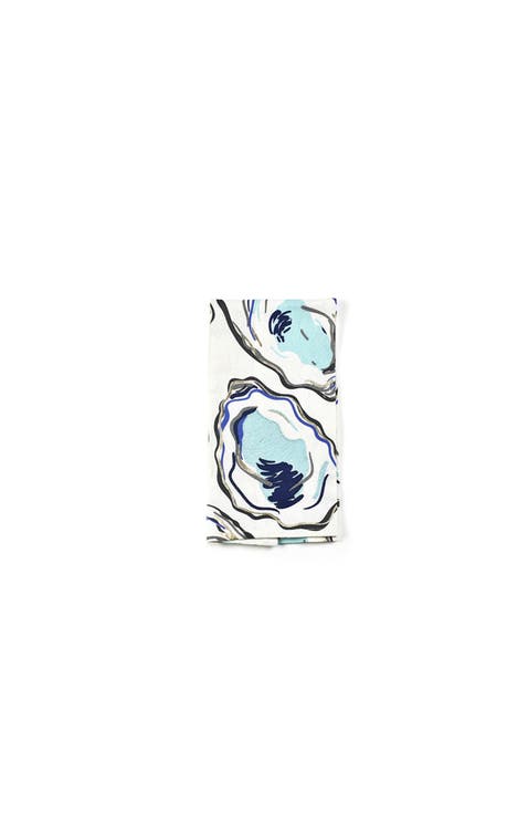 Oyster Print Large Hand Towel