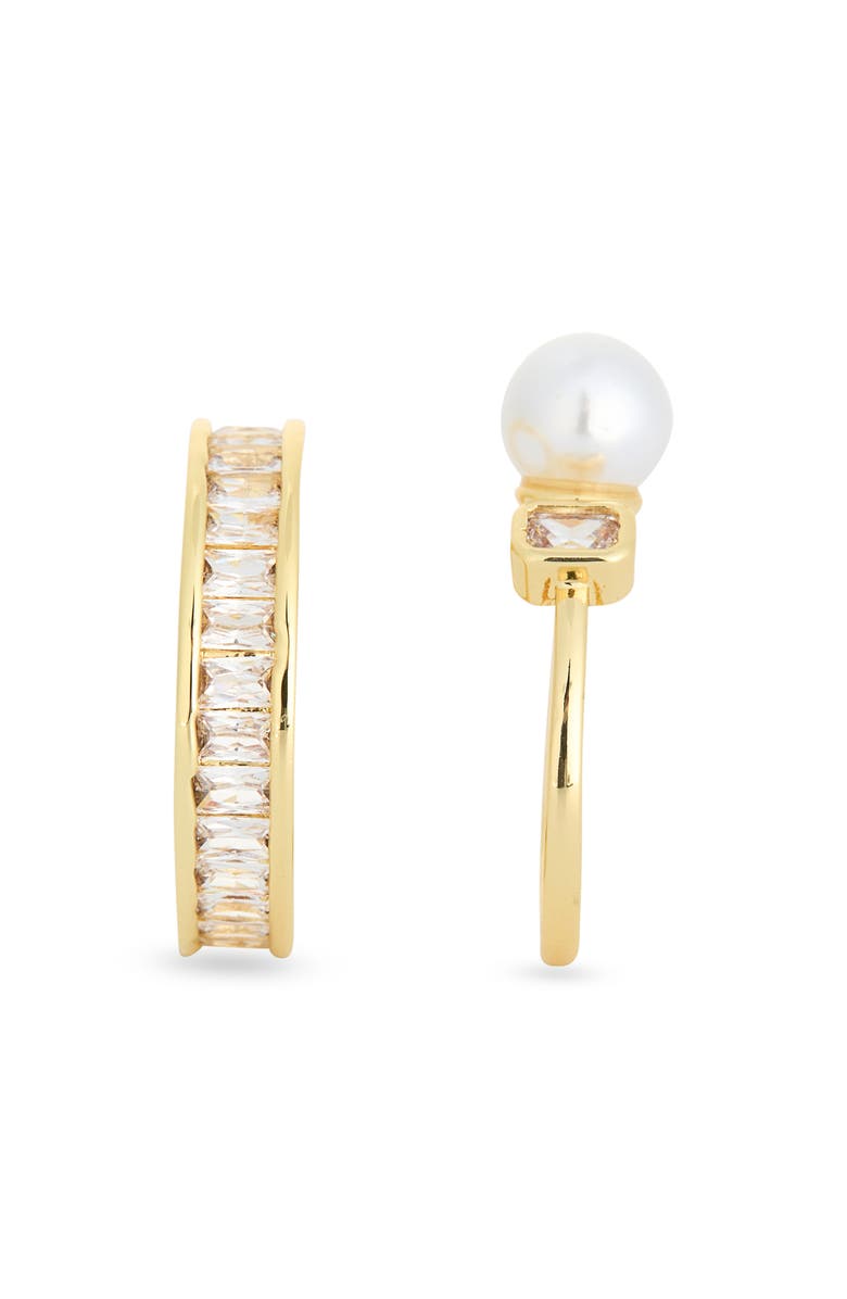 NORDSTROM RACK Demi-Fine 2-Pack Assorted Rings, Alternate, color, Clear- White- Gold