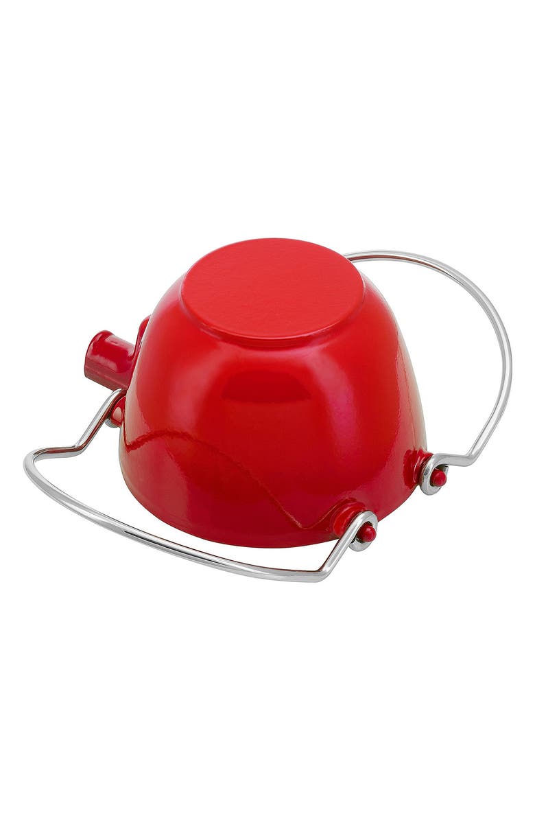 Staub 1-Quart Enameled Cast Iron Tea Kettle, Alternate, color, Cherry