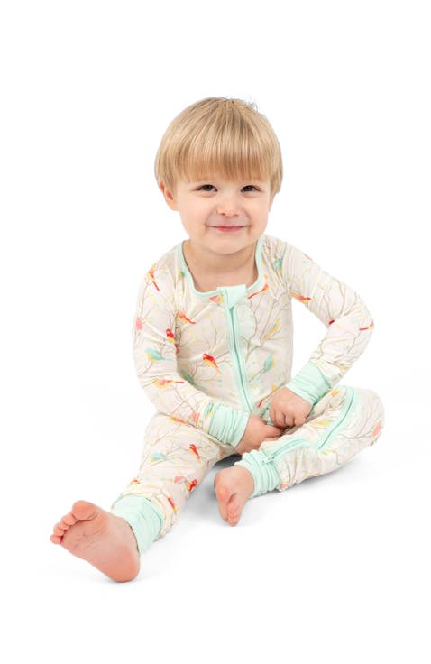Viscose Matching Family Holiday Pajama Sleeper, Reindeer & Polar Bear Prints (Baby)