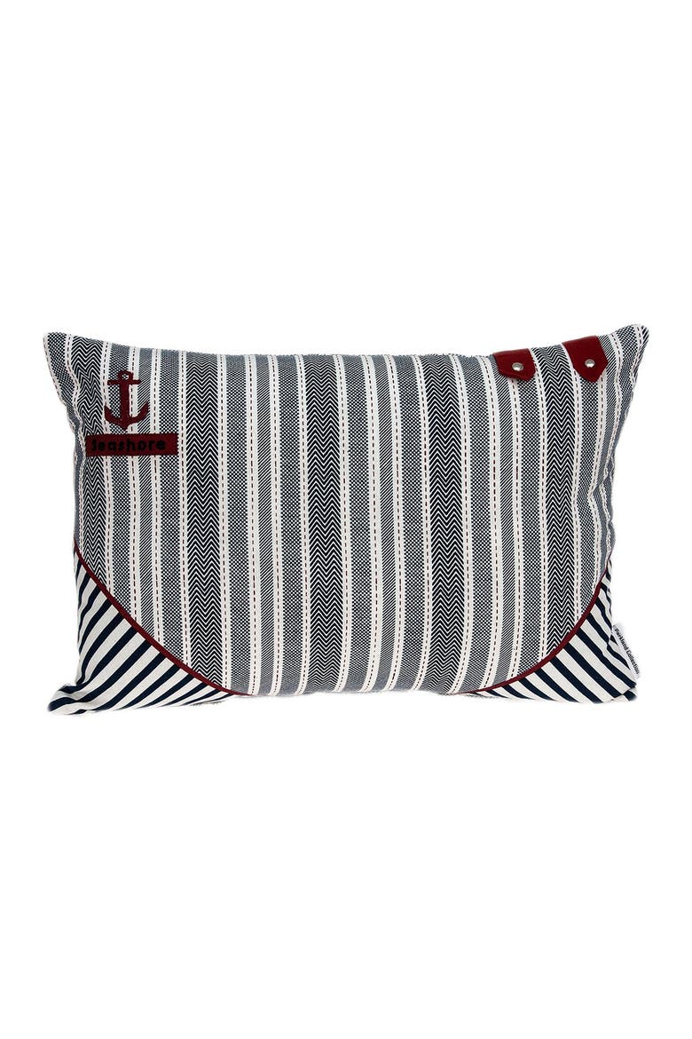 Oceana Nautical Pillow - 14" x 20" - Blue, Main, color, BLUE