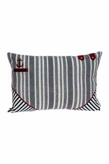 Oceana Nautical Pillow - 14" x 20" - Blue