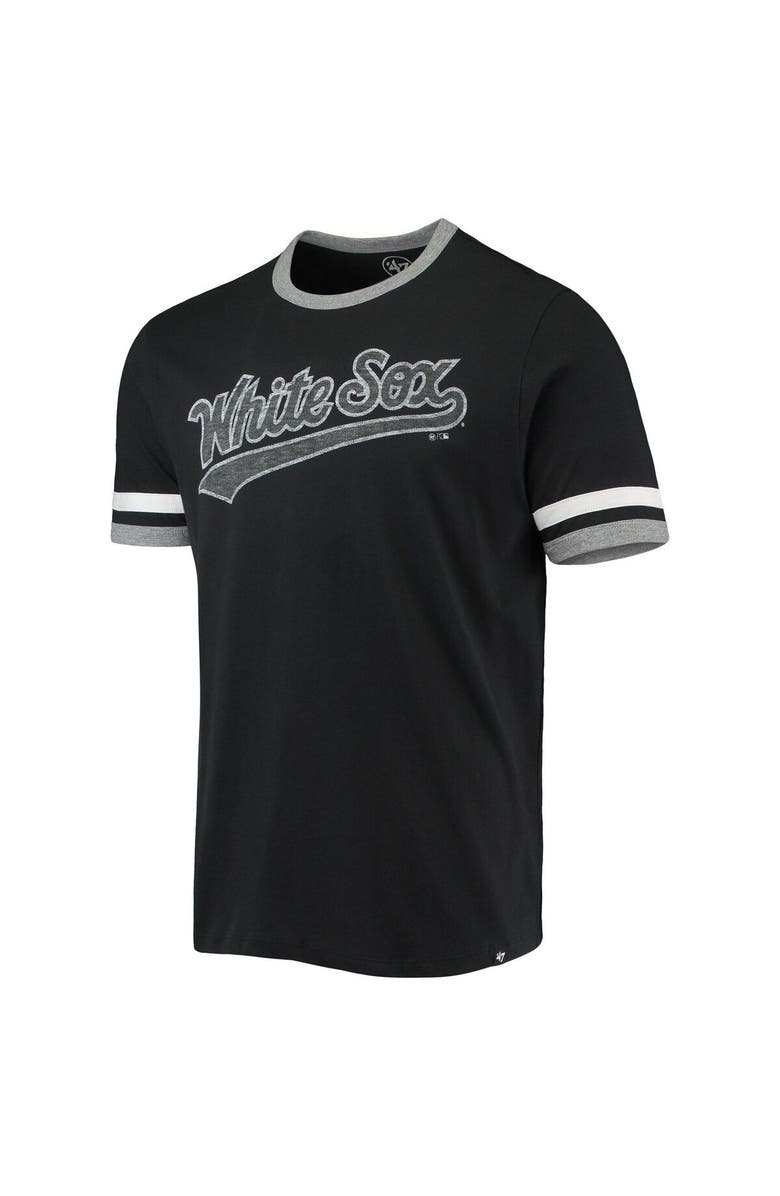 '47 Men's '47 Black Chicago White Sox Team Name T-Shirt, Alternate, color, 