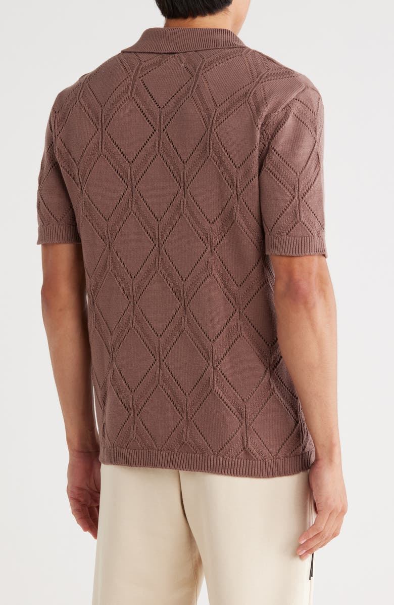 HONOR THE GIFT Diamond Knit Polo, Alternate, color, 