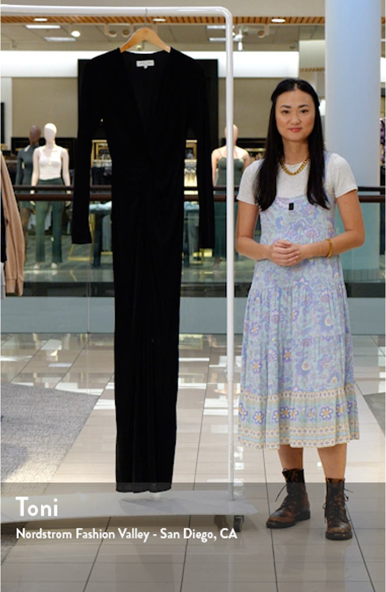 Kiera Twisted Long Sleeve Gown, sales video thumbnail