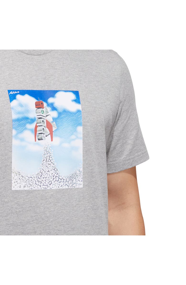 adidas Boost Rocket Graphic T-Shirt, Alternate, color, 