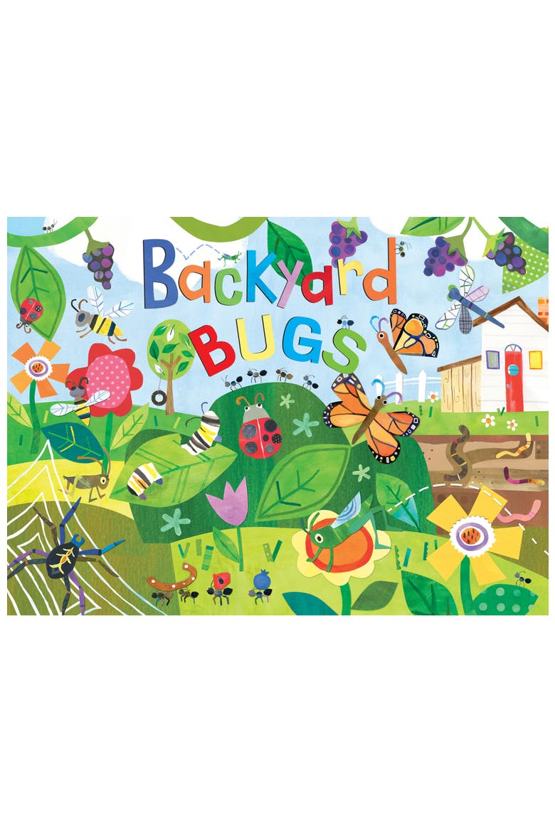 Hello, World! Backyard Bugs 60pc Puzzle, Alternate, color, Multicolor