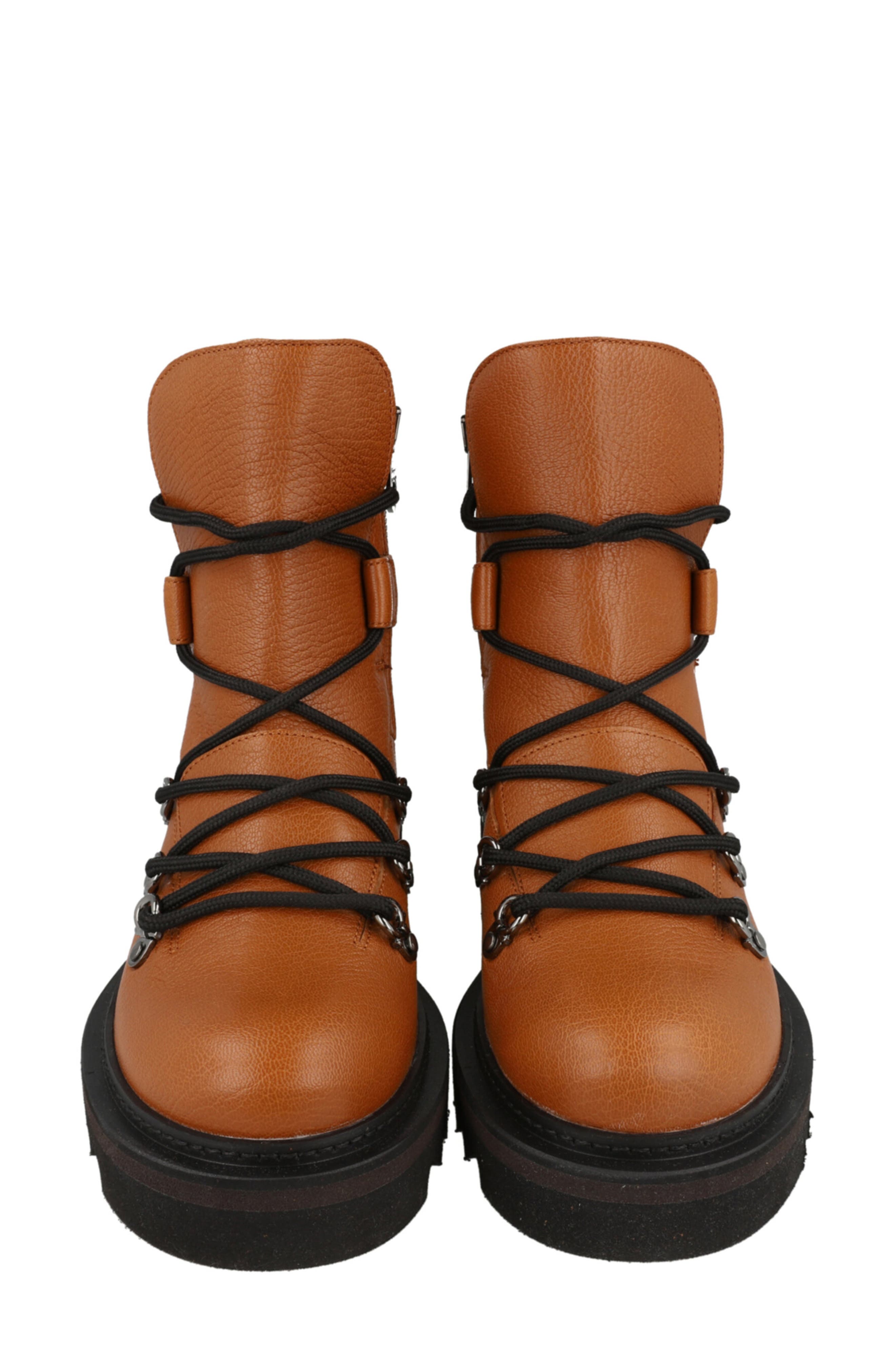 Elimo Leather Hiker Boot, Alternate, color, MEDIUM BROWN