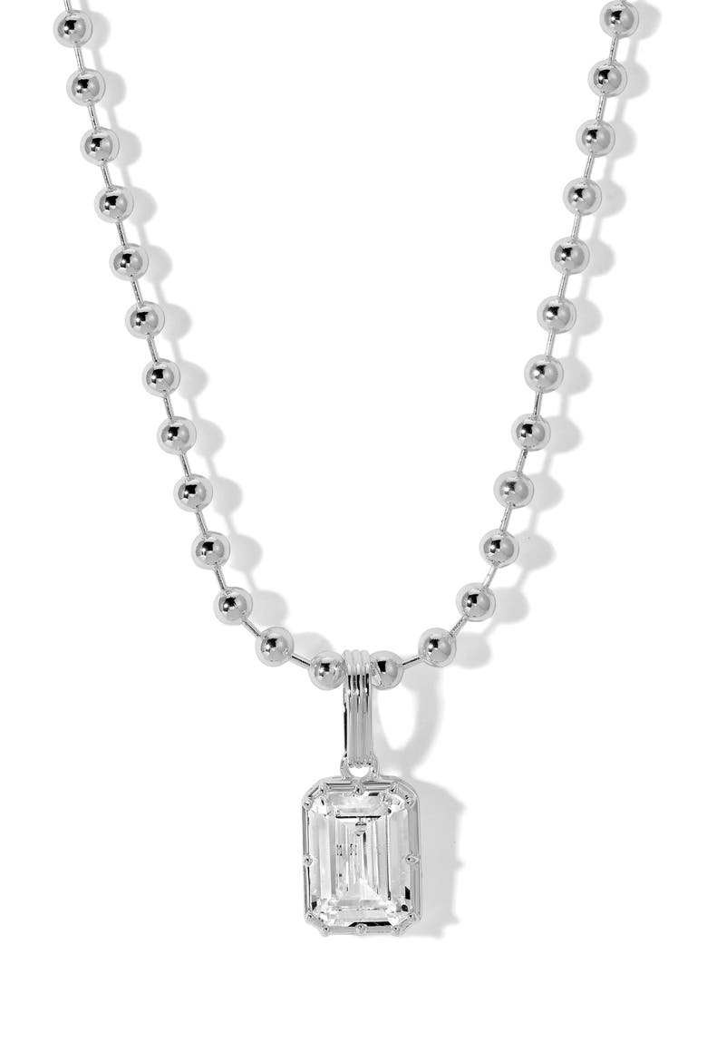 Allure Necklace, Main, color, SILVER