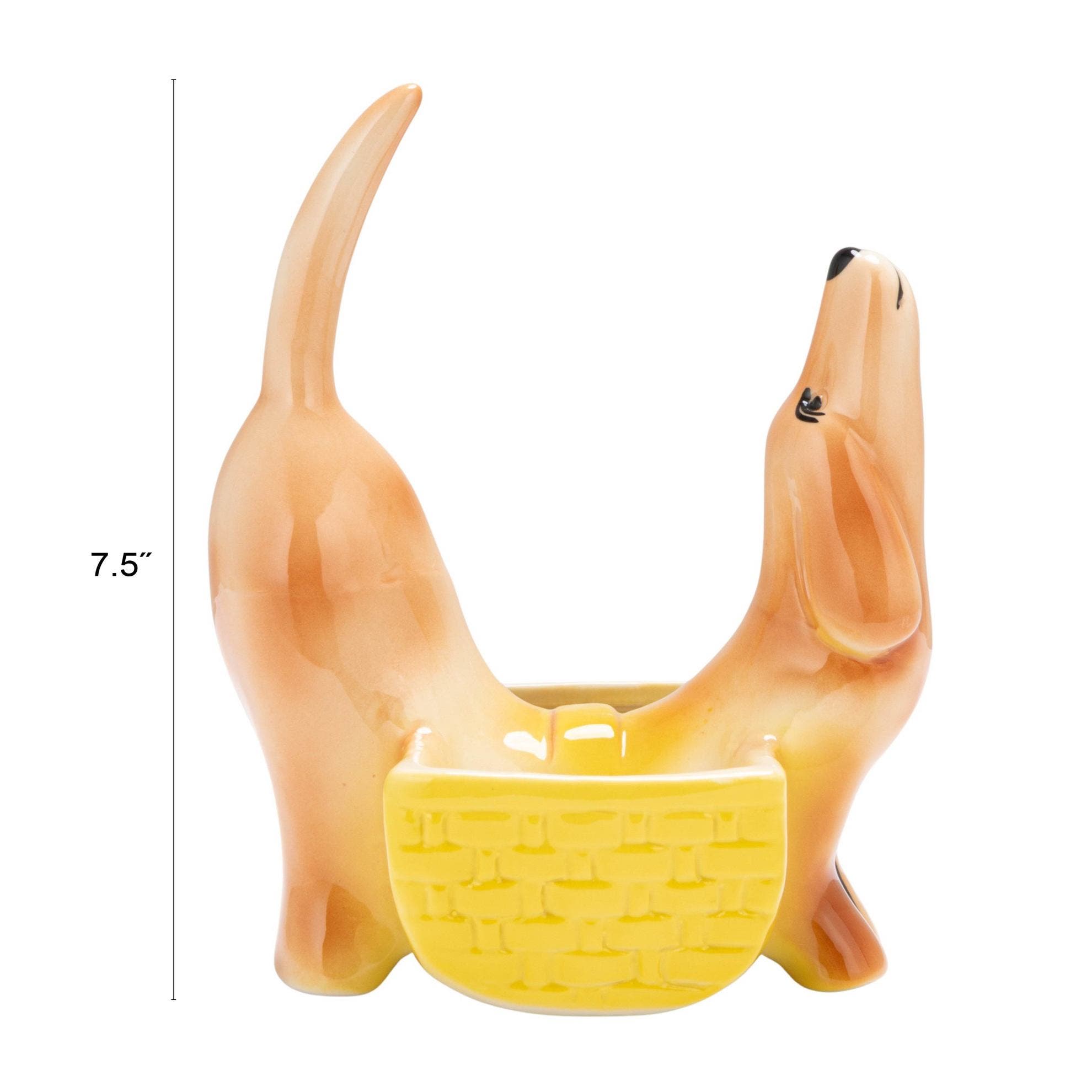 Storied Home Dog-Shaped Planter with Dual Sections | Nordstrom