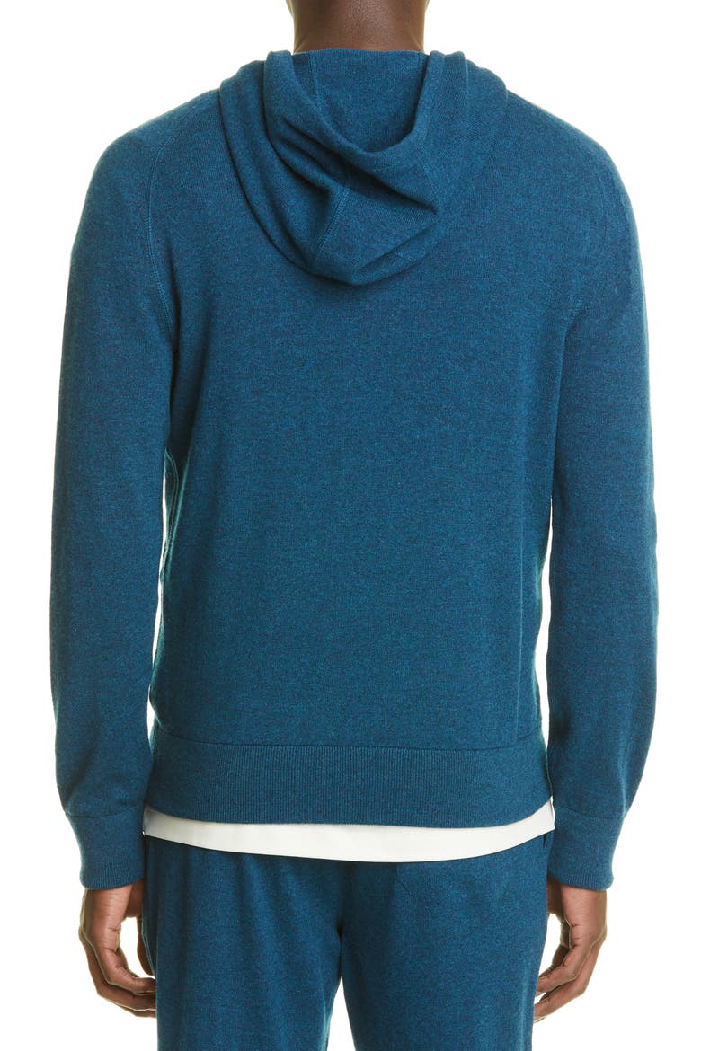 Premium Cashmere Hoodie, Alternate, color, BLUE