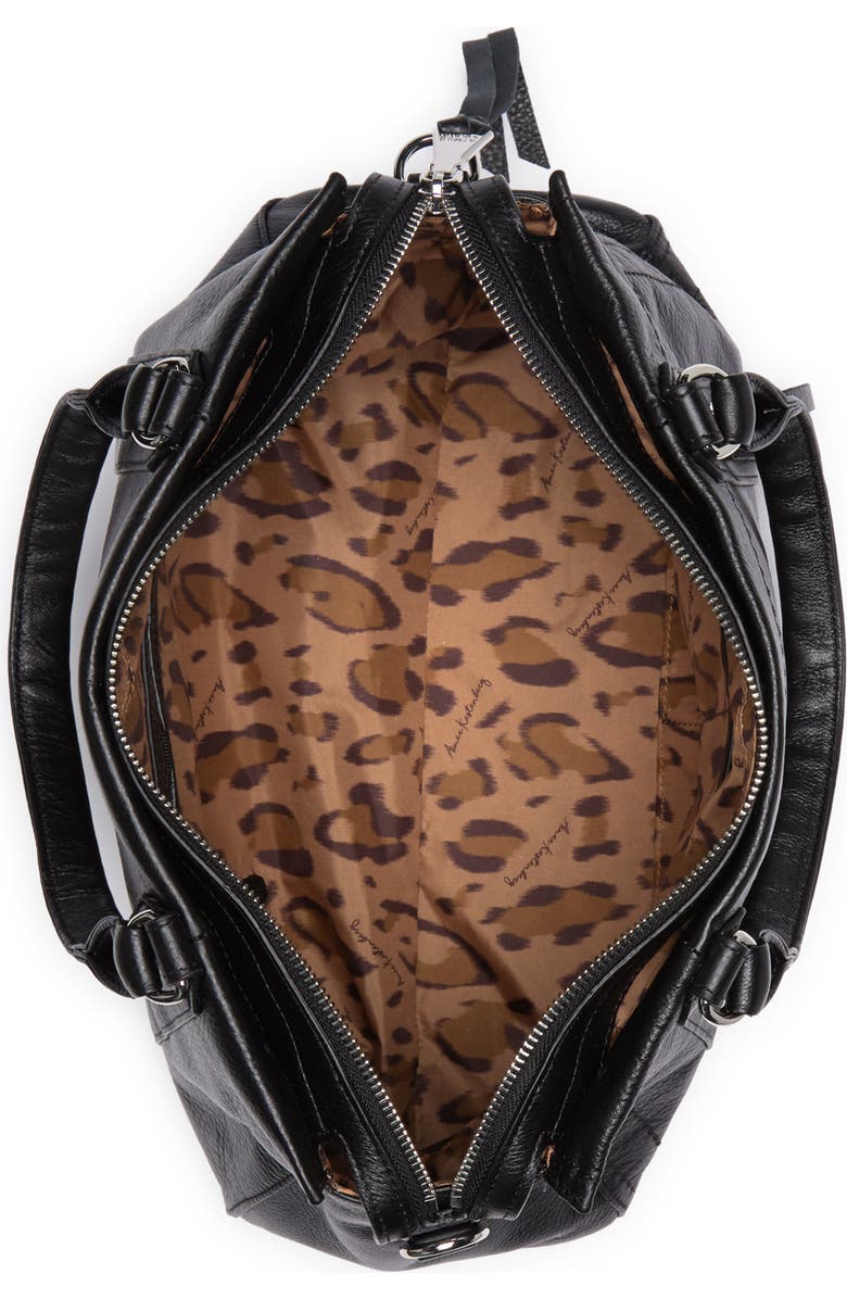 Aimee Kestenberg Zip Me Up Triple Entry Leather Satchel, Alternate, color,