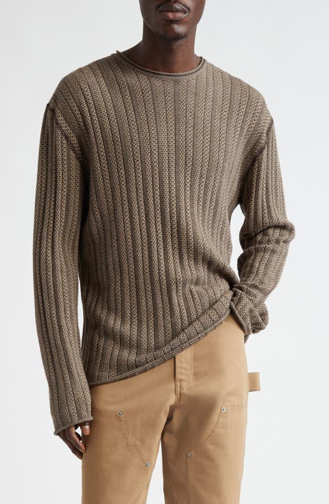 【送料&関税込】Golden Goose norton Brown Cotton Sweater Golden Goose 'Norton' Brown Cotton Sweater | ShopSimon