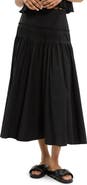 Theory Accordion Yoke Skirt