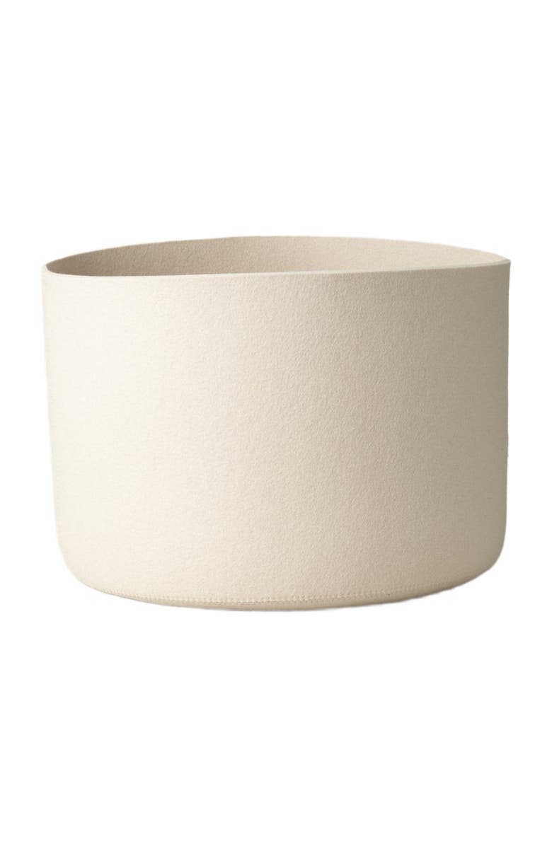 Graf Lantz Merino Wool Large Bin, Main, color, Feather