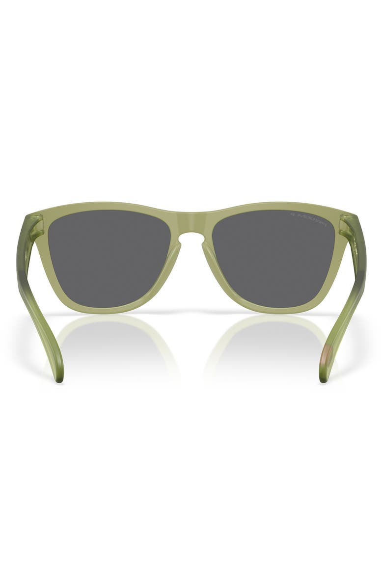 Oakley Frogskins 54mm Polarized Rectangular Sunglasses, Alternate, color, Matte Fern / Prizm Black Polar