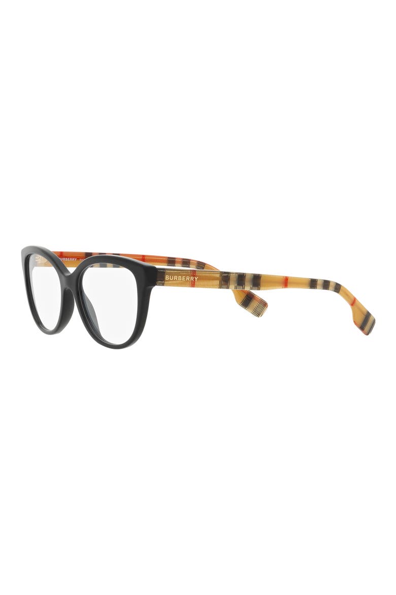 Esme 54mm Square Optical Glasses, Alternate, color, MATTE BLACK