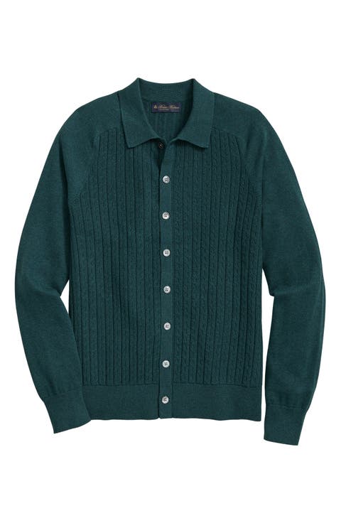 Mini Cable Cotton Cardigan