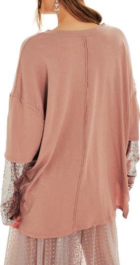 Nellie Sequin Twofer Top