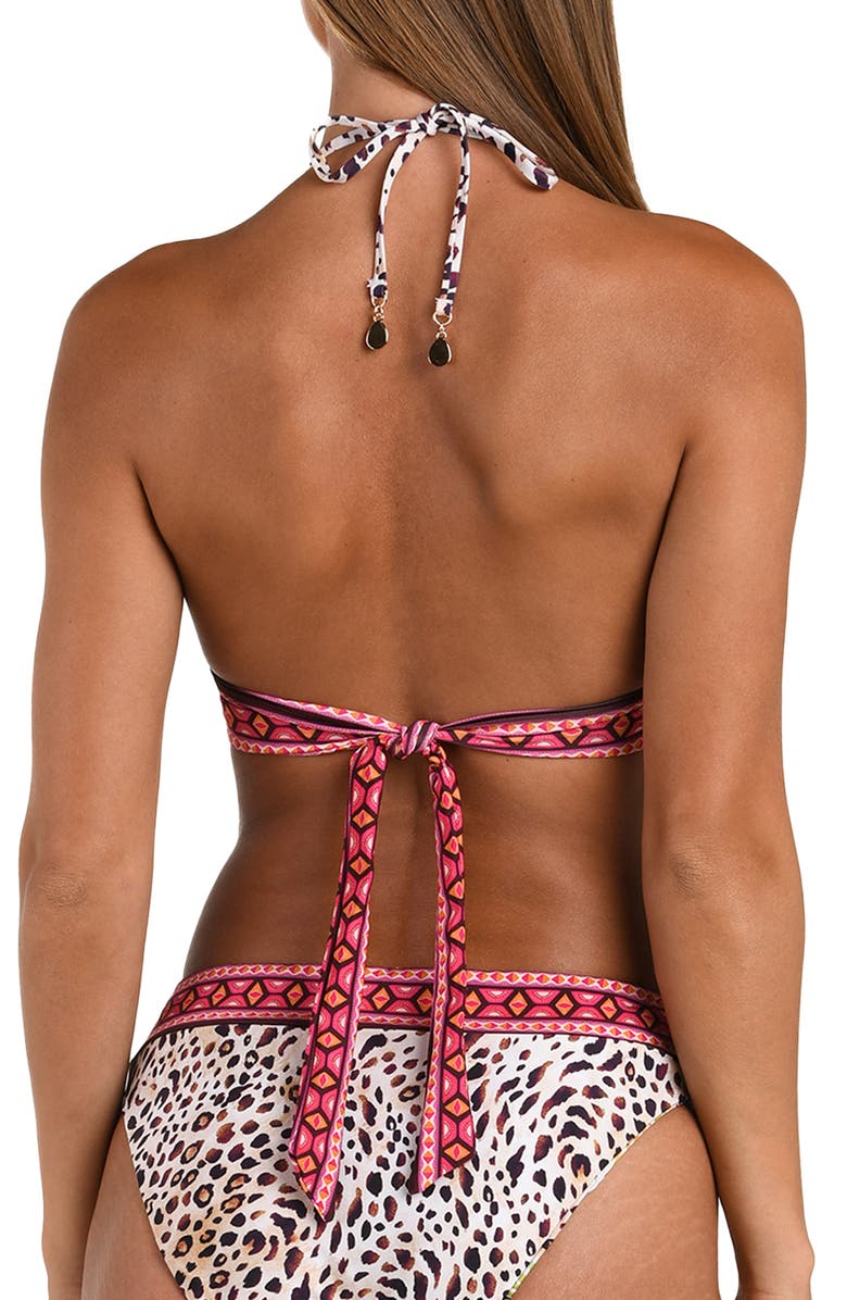 Sunshine 79 Paradise Heat Reversible Halter Bikini Top, Alternate, color, Multi