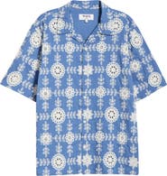 Wax London Didcot Corded Lace Camp Shirt