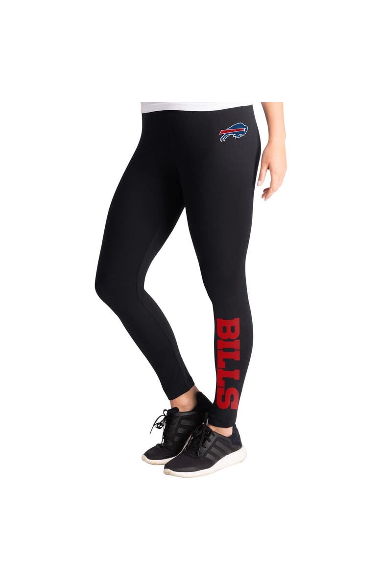 G-III 4HER BY CARL BANKS Women's G-III 4Her by Carl Banks Black Buffalo Bills Pregame Leggings, Alternate, color, 