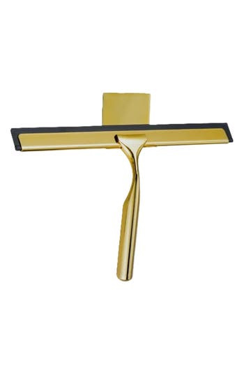 J&v Textiles J And V Textiles 4-pack Shower Squeegees In Gold