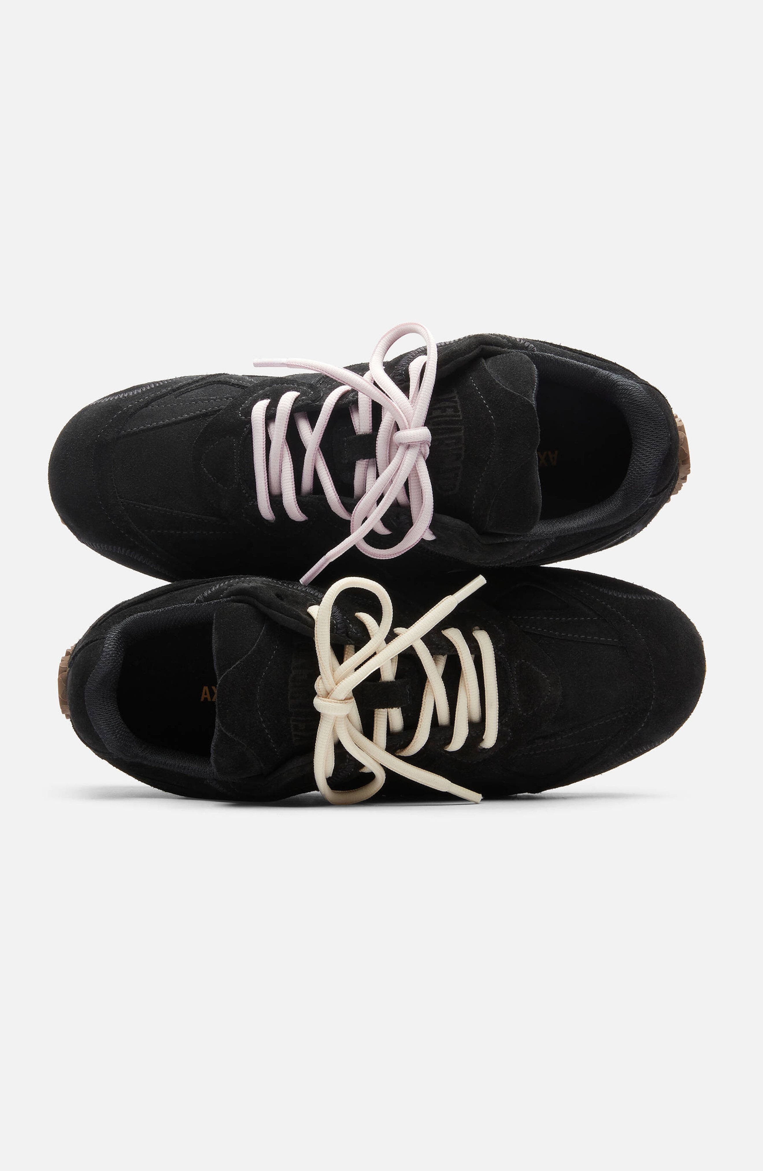 Axel Arigato Slow Suede Runner - Women's, Alternate, color, Black/Dark Gum